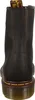 The back view of a brown leather boot. Voir les images du produit