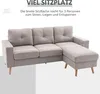 HOMCOM Ecksofa Eckcouch in L-Form, Eckgarnitur in Produktbild-Vorschau 5