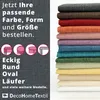 DecoHomeTextil Leinen Optik Tischdecke Grau Anthrazit Eckig Produktbild-Vorschau 3