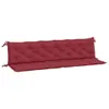 Cuscini per panca da giardino 2 pz. Tessuto Oxford rosso Anteprima dell’immagine prodotto 14