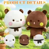 Sada dvoch plyšových zvierat Dudu Bubu Panda, výška 21 cm Náhľad obrázku produktu 3