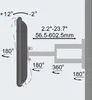 NEG TV-Wandhalterung ExTender 6012 Full Motion Farbe: weiß Produktbild-Vorschau 5