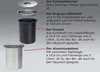 Hailo Dassa 4. poubelle, inox avec insert plastique. - Voir les images du produit 3