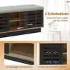 COSTWAY Schuhbank, 2 in 1 Sitzbank & Schuhregal 6 Fächer, Produktbild-Vorschau 4
