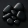 Schwarze polierte Kieselsteine 2–4 cm 1 kg – Dekorativer Produktbild-Vorschau 4