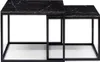 Furmeb24 - VEROLI - E2er-Set Couchtische mit geraden Produktbild-Vorschau 1