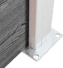 Set di recinzioni in WPC 2 piazze + 1 pendenza 446x186 cm Anteprima dell’immagine prodotto 11