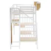 Letto a castello Flieks 90x200 cm con scrivania e ripiani, Anteprima dell’immagine prodotto 8