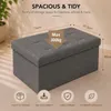 Skládací sedací box Belviona s úložným prostorem, vhodný do Náhled obrázku produktu 5