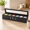 Benza – Boîte à thé avec 6 compartiments – Boîte à thé Voir les images du produit 5