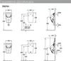 VILLEROY & BOCH O.NOVO Urinal mit GROHE Wandeinbauspüler & Produktbild-Vorschau 6