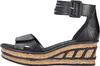 Rieker Damen Keilsandalette schwarz Produktbild-Vorschau 1