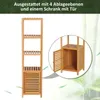 HOMCOM Badschrank Badezimmerschrank mit 3 offenen Fächern Produktbild-Vorschau 7