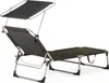 Outtec® Klappbare Gartensessel Sonnenliege mit Sonnendach - Produktbild-Vorschau 9