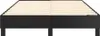 vidaXL Boxspringbettgestell Schwarz 120x200 cm Kunstleder Produktbild-Vorschau 4