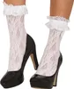 Retro Stil Weiße Spitze Socken 40s 19 Jahrhundert Karneval Produktbild-Vorschau 1