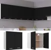 vidaXL Szafka ścienna czarna 60x31x60 cm płyta wiórowa Podgląd zdjęcia produktu 9