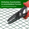Wiltec Maschendrahtzaun Grün 1x5 m 100 cm Höhe 0,9 mm Produktbild-Vorschau 5