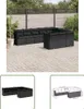 The Living Store 10-tlg. Garten-Sofagarnitur mit Kissen Produktbild-Vorschau 1