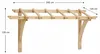Mucola Holz Vordach Haustürüberdachung 120x205x129 cm Produktbild-Vorschau 4