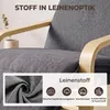 HOMCOM Loungesessel Wohnzimmer Sessel mit Fußstütze Produktbild-Vorschau 6