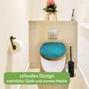 banjado Design WC Sitz Bambus Absenkautomatik - Mandala Produktbild-Vorschau 4