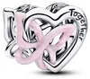 Pandora Charm Damen Herz und Schmetterling Sterling-Silber Produktbild-Vorschau 1