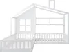 MODFU Kinderbett Holzbett 90x200 cm (140x70 cm) mit Fenster Produktbild-Vorschau 8