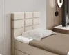 Boxspringbett 90x200, mit Bettkasten, Beige, Matratze und Produktbild-Vorschau 3