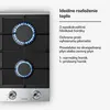 Klarstein Verosteel plynová varná doska, 2 horáky, 4200 W, Náhľad obrázku produktu 5