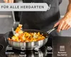 DIVORY Edelstahl Pfanne 20 cm Induktion I Antihaft Produktbild-Vorschau 2