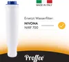 A water filter and marketing text about its compatibility with a specific coffee machine model. Produktbild-Vorschau