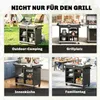 Grillwagen 5-Etagen Grilltisch mit Edelstahl Arbeitsfläche Produktbild-Vorschau 9