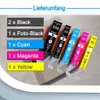 6er Pack Druckerpatronen PGI-550 CLI-551 kompatibel mit Produktbild-Vorschau 2