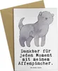 Mr. & Mrs. Panda Beileidskarte Affenpincher Moment - Weiß - Produktbild-Vorschau 1