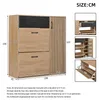Schoenenkast 100x35x106 cm, schoenenrek met twee Productafbeelding-voorbeeld 2