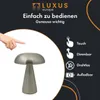 Luxus - Tischlampe Touch - Sofia - Silber - H21 x Ø16 Produktbild-Vorschau 2