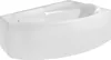 Asymmetrische Badewanne - 130 x 85 cm - Rechts - ohne Produktbild-Vorschau 2