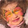 Motiv-Set Schminkset Schmetterling mit Pinsel 5-teilig bunt Produktbild-Vorschau 4