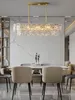 A dining room with a chandelier, table, and chairs. Anteprima dell’immagine prodotto