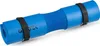 A blue barbell pad with black straps, shown on a white background. Náhled obrázku produktu