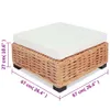 Set di divani 18 pezzi in rattan naturale Anteprima dell’immagine prodotto 14