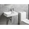 Sapho Nuali - Lavabo 50x30 cm, con troppopieno, foro per Anteprima dell’immagine prodotto 2