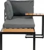 home24 Loungeset - 2-teilig - Polywood / Polyester - Grau Produktbild-Vorschau 7