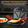 YASHE Appareil à croque-monsieur ABS05, 2 sandwiches, 750 Voir les images du produit 4