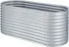 Blumfeldt, oceľový vyvýšený záhon, oválny, 200 x 80 x 100 Náhľad obrázku produktu 1