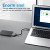 Qost - USB-A naar Sata Adapter - Zwart - Aluminium - 6 Gbps Productafbeelding-voorbeeld 4