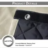 82x204cm Beige Blackout termico Porta Tenda Occhielli Anteprima dell’immagine prodotto 6