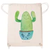 Mr. & Mrs. Panda Beutel Rucksack Kaktus Happy - Transparent Produktbild-Vorschau 3