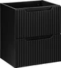 Waschtischunterschrank 50cm Riva mit 2 Schubladen, Schwarz Produktbild-Vorschau 1